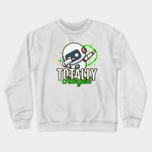 Kids Robot Totally Charged Crewneck Sweatshirt